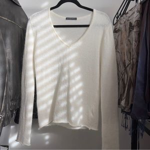 Andi mohair v-neck sweater